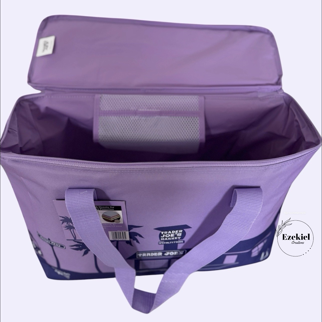 Trader Joe’s PURPLE Bag Set (1 Canvas & 1 Insulated) 💜 Free shipping New