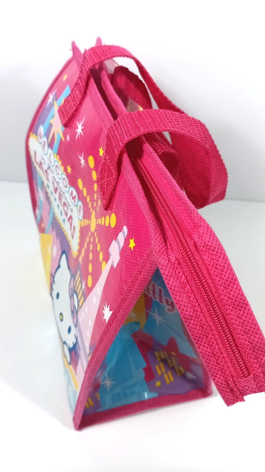 Hello Kitty Sanrio Las Vegas Insulated Lunch Bag 2012 Pink 9.75″ x 8.5″