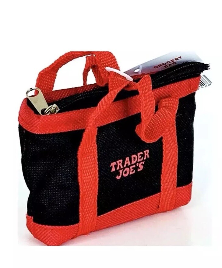 Trader Joes Micro Tote With Grocery Bag 2 In 1 Mini Limited Edition 🛍️🎄🔥