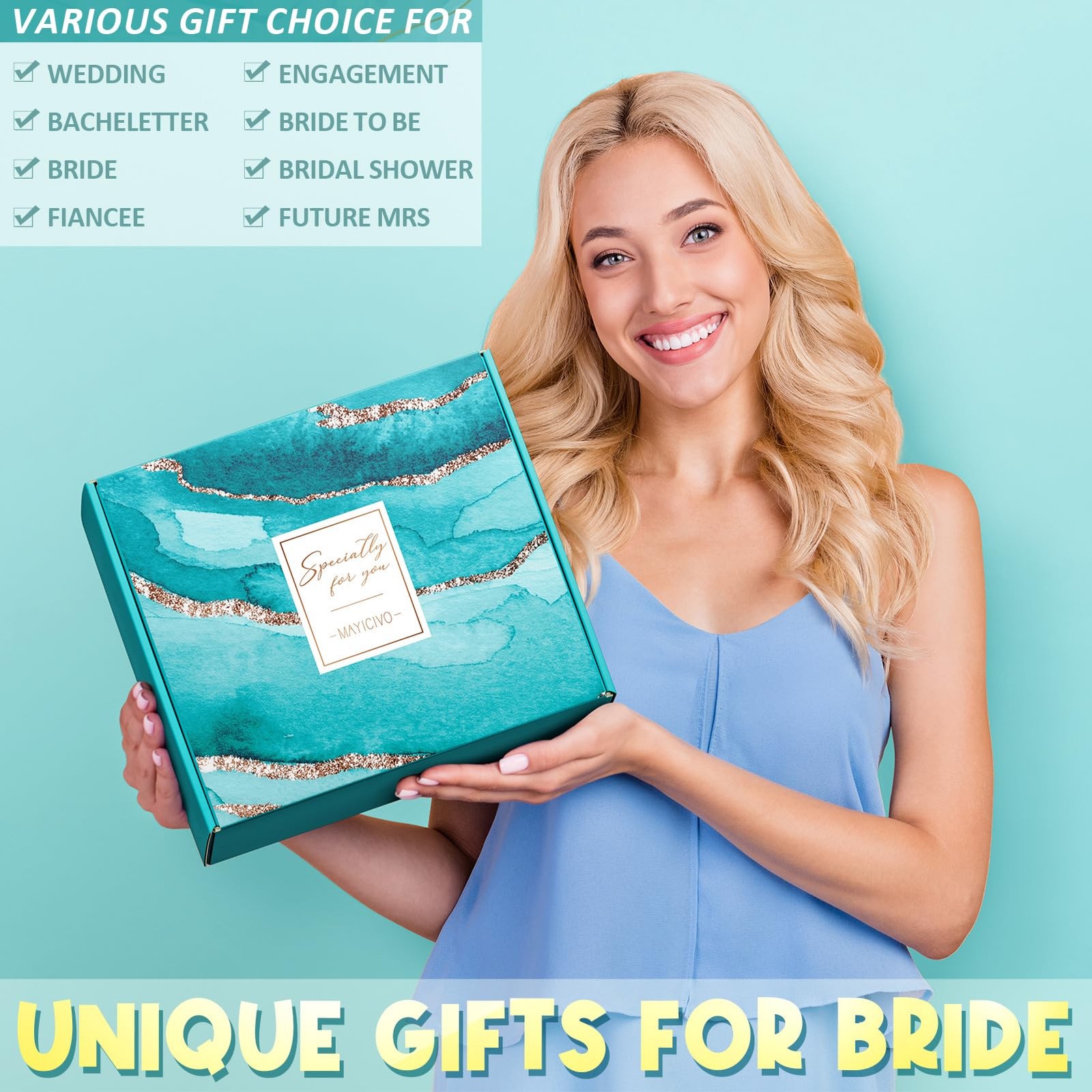 Bridal Shower Gifts Bride Gifts for Bride to Be, Wedding Gifts Bachelorette G…