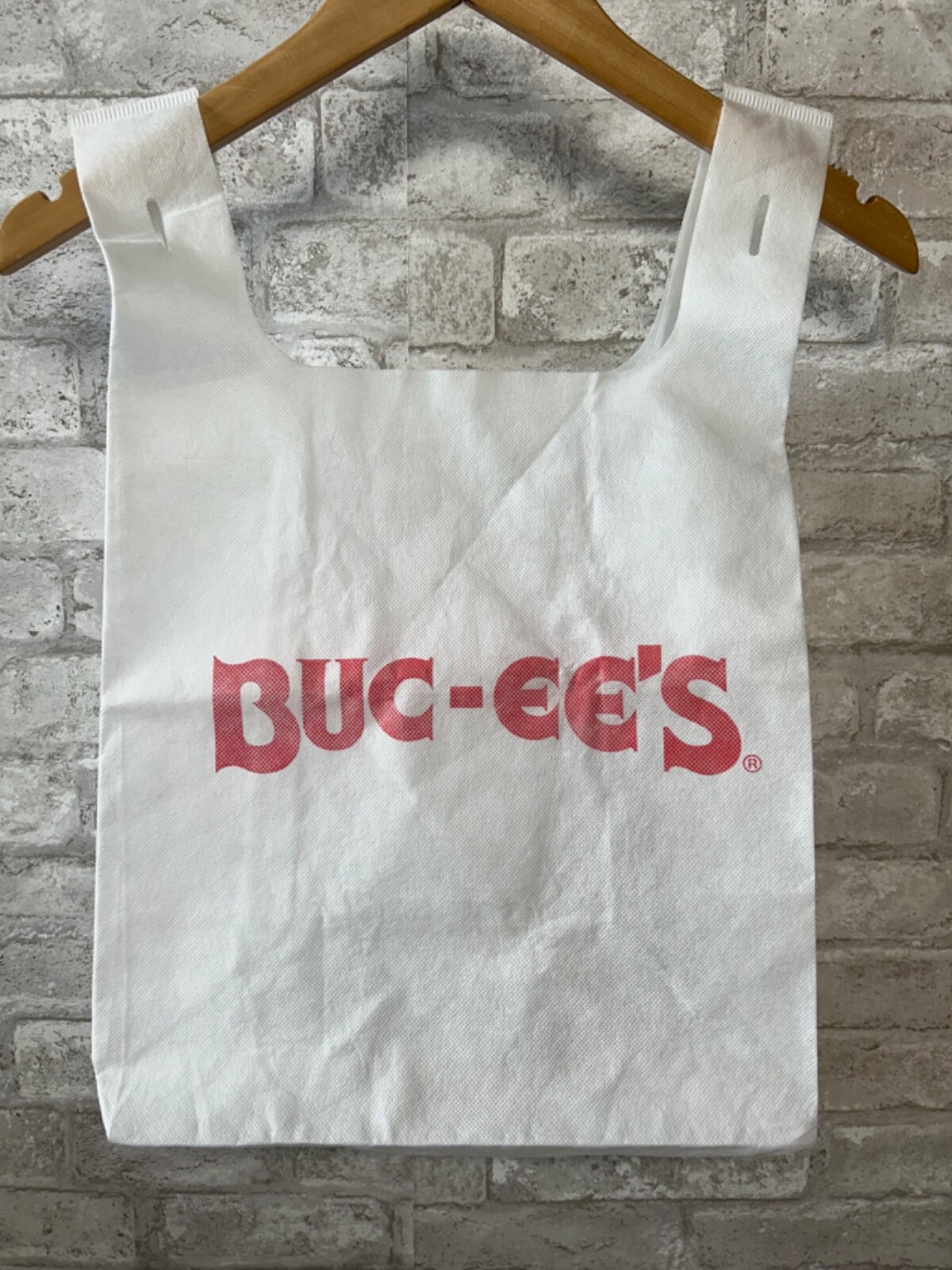 Buccee’s Reusable White Logo Synthetic Shopping Bag Buckys – Johnstown, Colorado