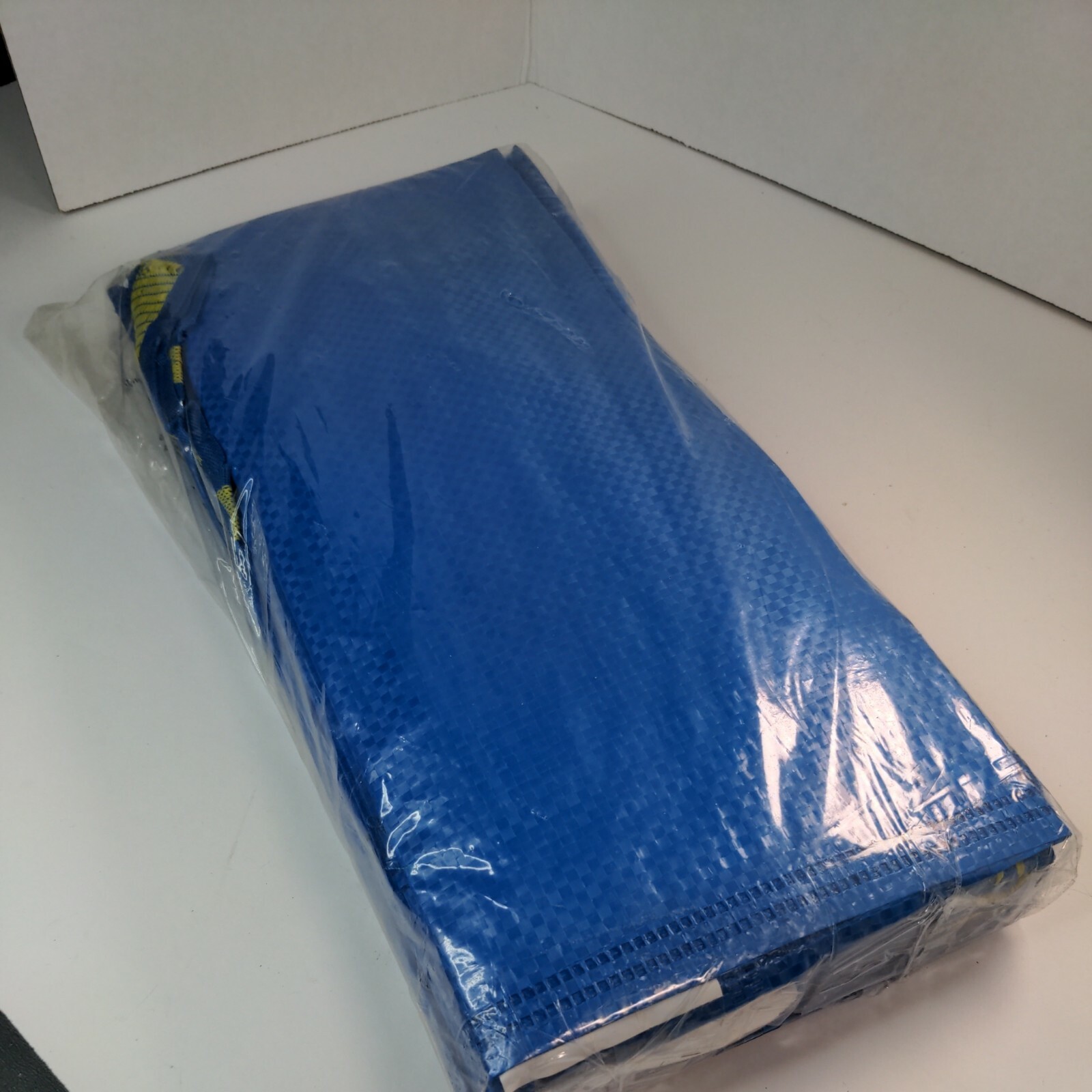 IKEA BLUE FRAKTA 10Pk MEDIUM BLUE SHOPPING LAUNDRY STORAGE BAG 10 GALLON NEW