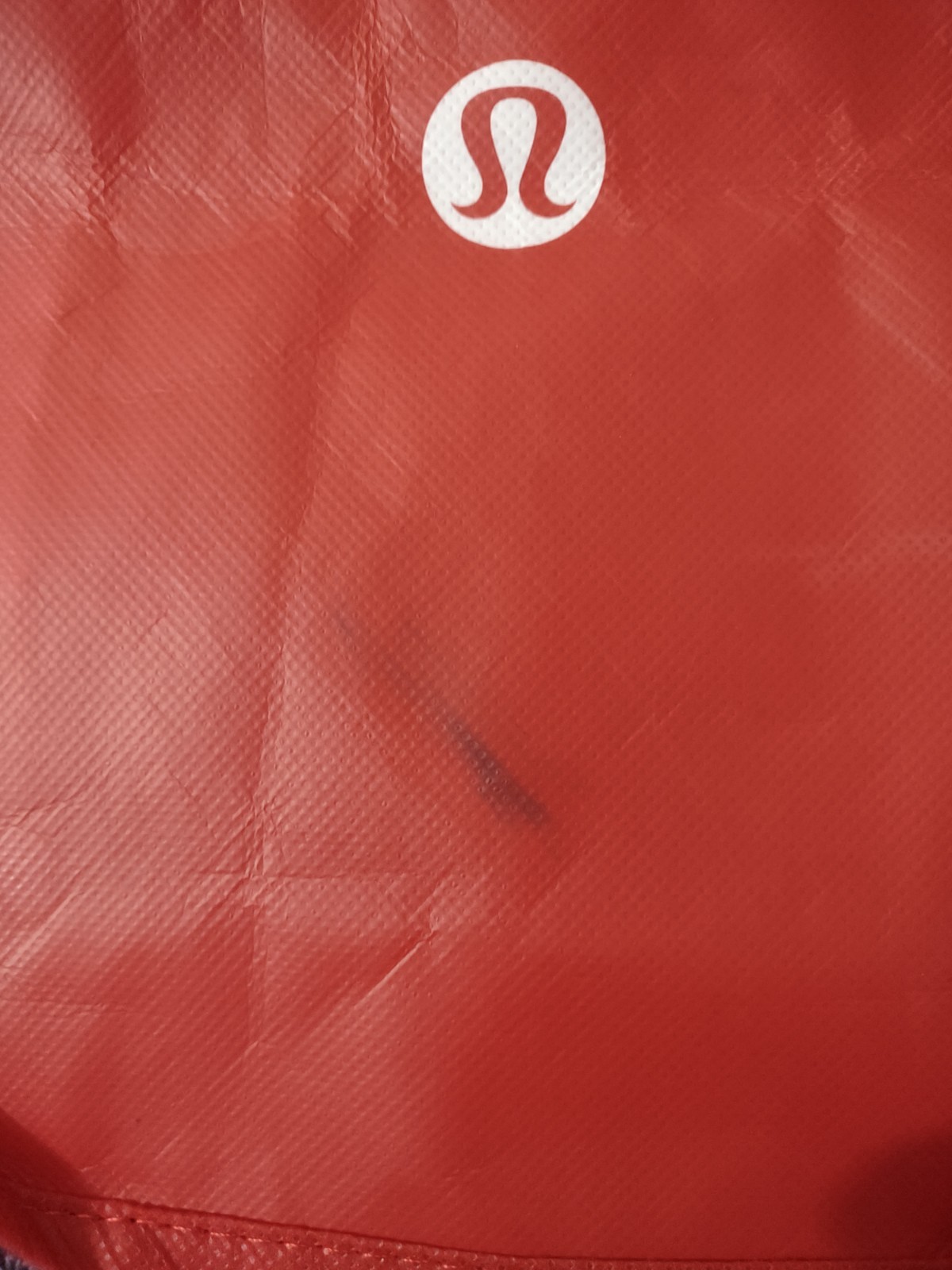 Reusable LULULEMON Shopping Tote Bag Fabric Handles Snap Closure 11.5″ x 9″ x 4″