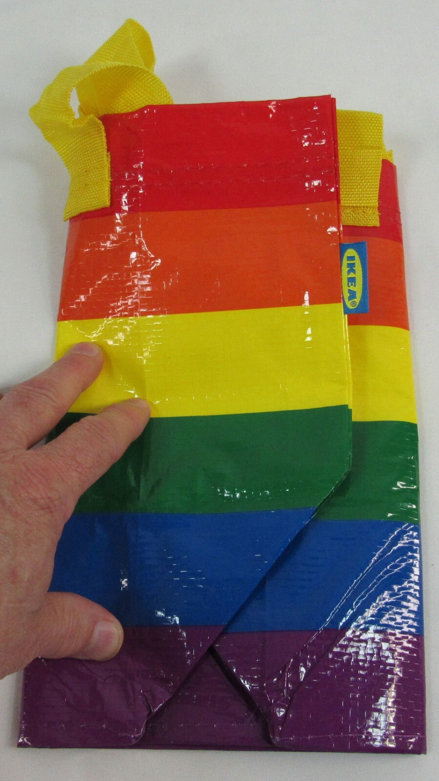 Ikea Storstomma Rainbow Bag Medium Tote Reusable ECO Grocery Laundry Storage Bag
