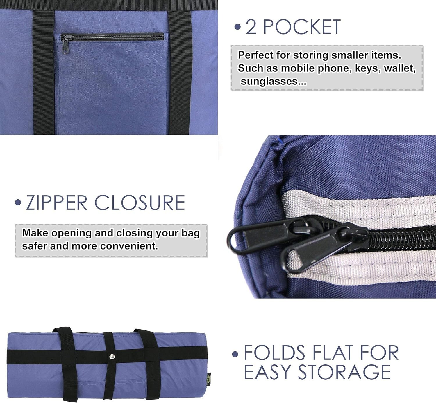 Extra-Large Oversized Insulated Grocery Bags – Adjustable Straps – Thermal