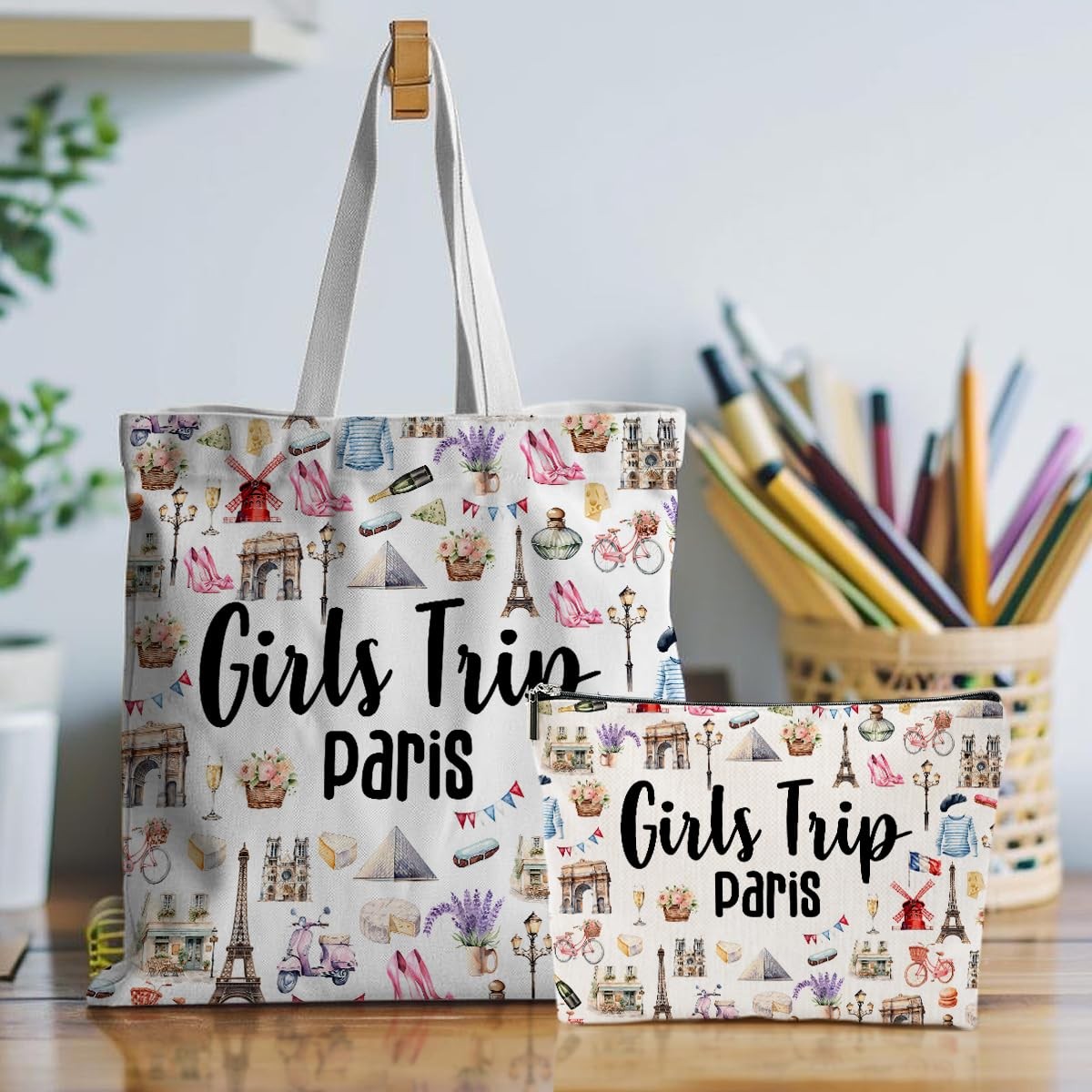 Paris Souvenirs France Paris Lover Gifts Girls Trip Gifts Favors Canvas Tote …