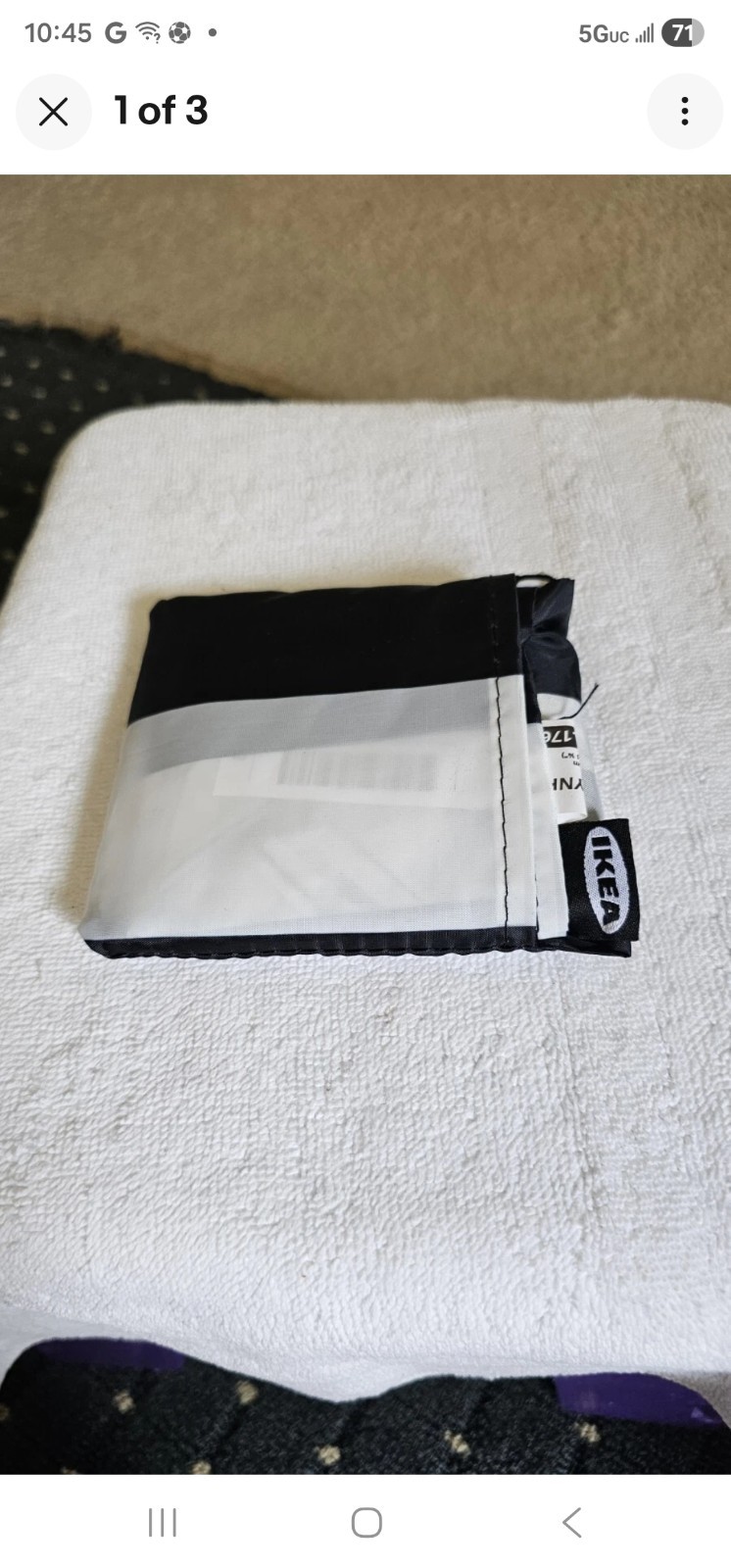 IKEA Reusable Foldable Lightweight Shopping Bag