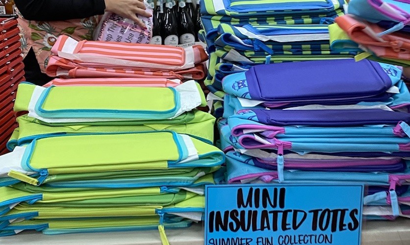 6 Trader Joe’s Mini Insulated Bags Totes New Summer Fun Colors SHIP SAME DAY New