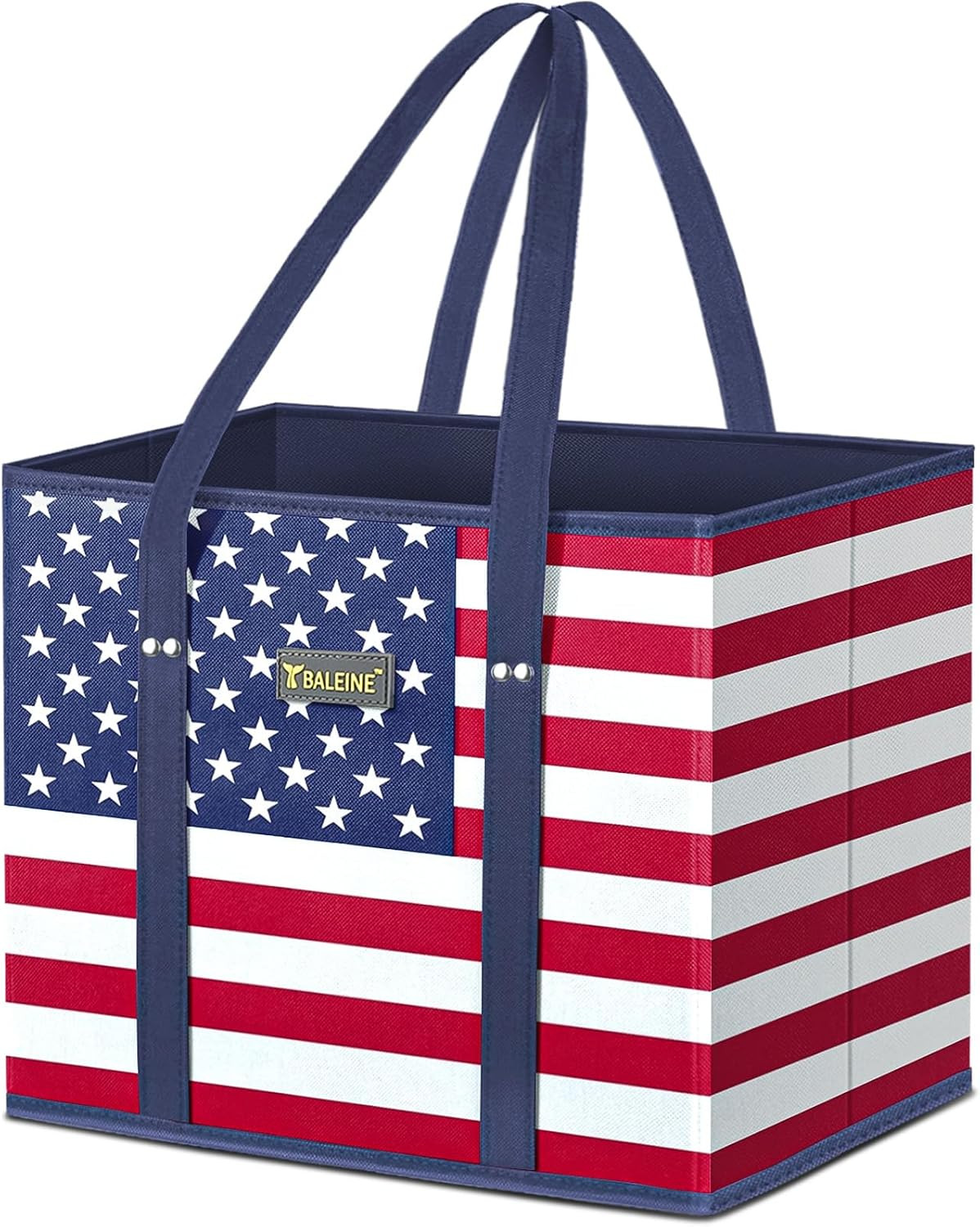 3Pk Reusable Grocery Bags, Foldable Shopping Bags for Groceries with Reinforced