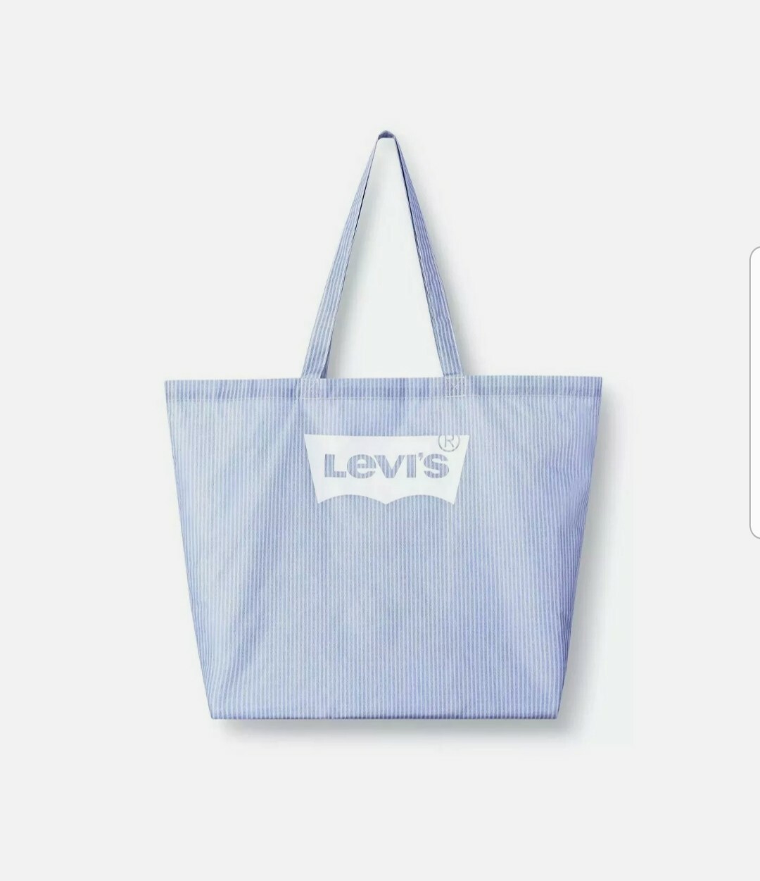 Striped Reusable Shopping Bag Tote – Levi’s® x Target White/Light Blue