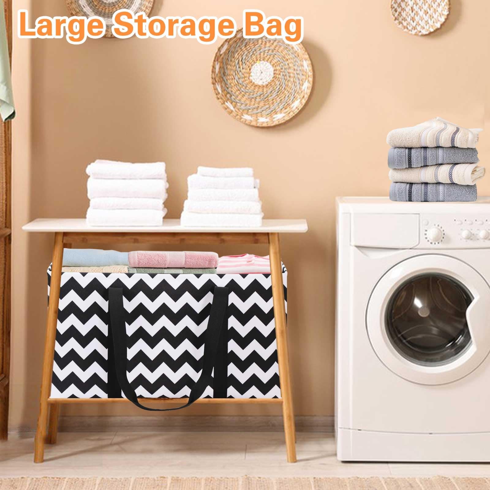 Stand Up Extra Large Utility Tote Bag with Metal Wire Frame Thirty One Utilit…