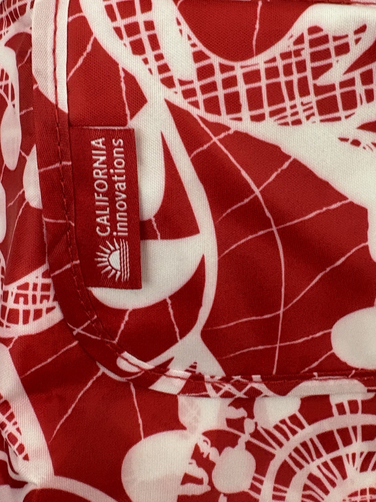 🔥California Innovations Insulated Market Tote Red/White, 17×6.25×15 Inches
