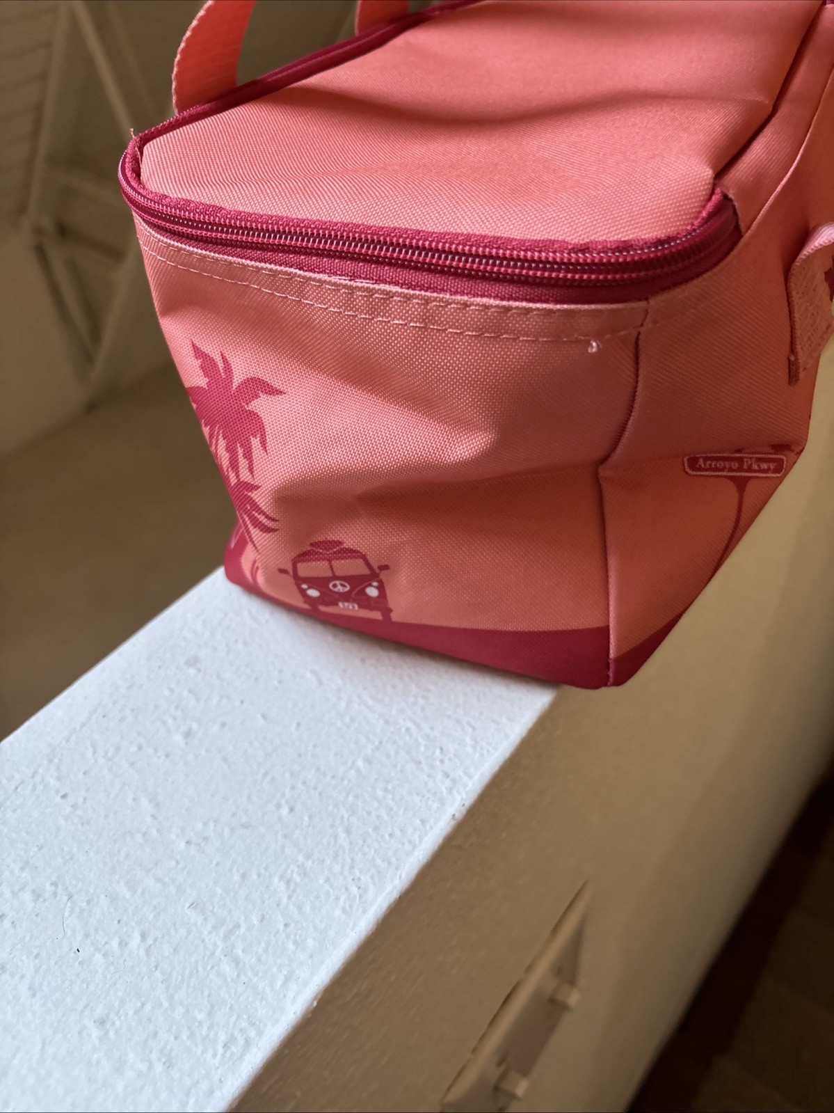 Trader Joe’s Mini Insulated Bag Peach Pink 2025 Release Limited Edition