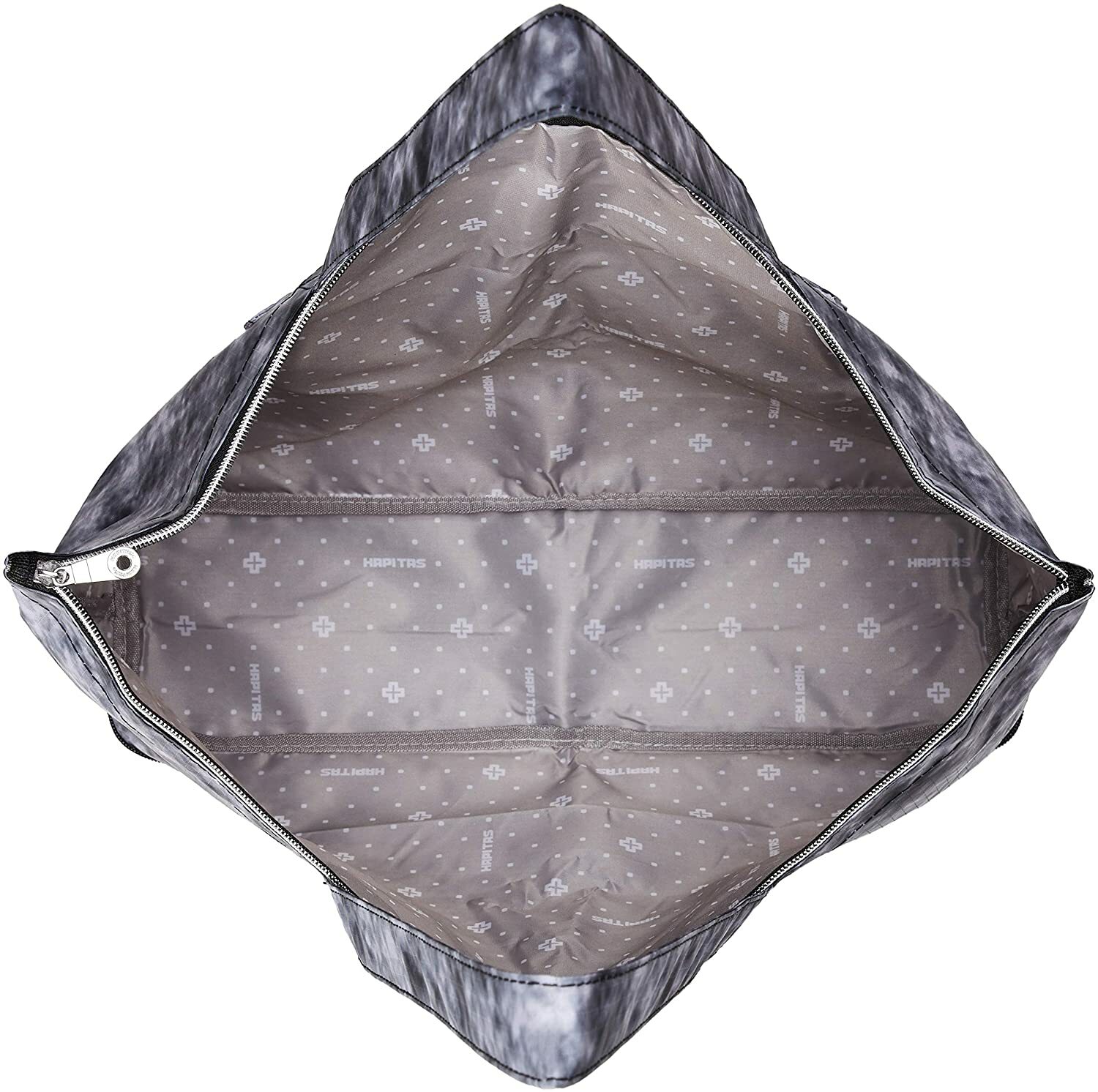 HAPITAS Eco Friendly Tote Travel Bag Smoke Grey 20L
