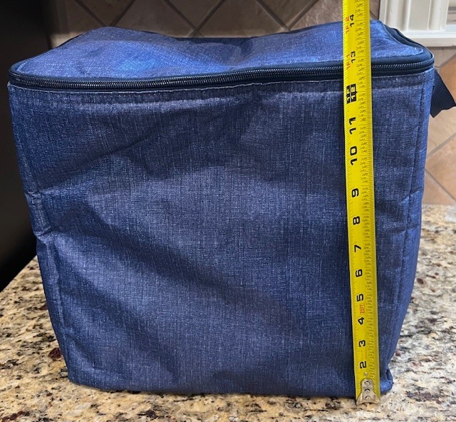 Thirty-One Signature Collection Cooler Tote❄️Crosshatch Pattern Insulated Bag ❄️