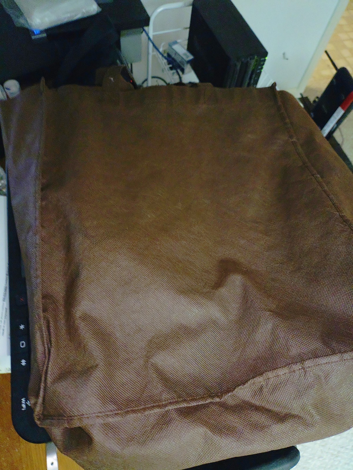 Brown {Staples} Reusable Polypropylene Shopping Bag