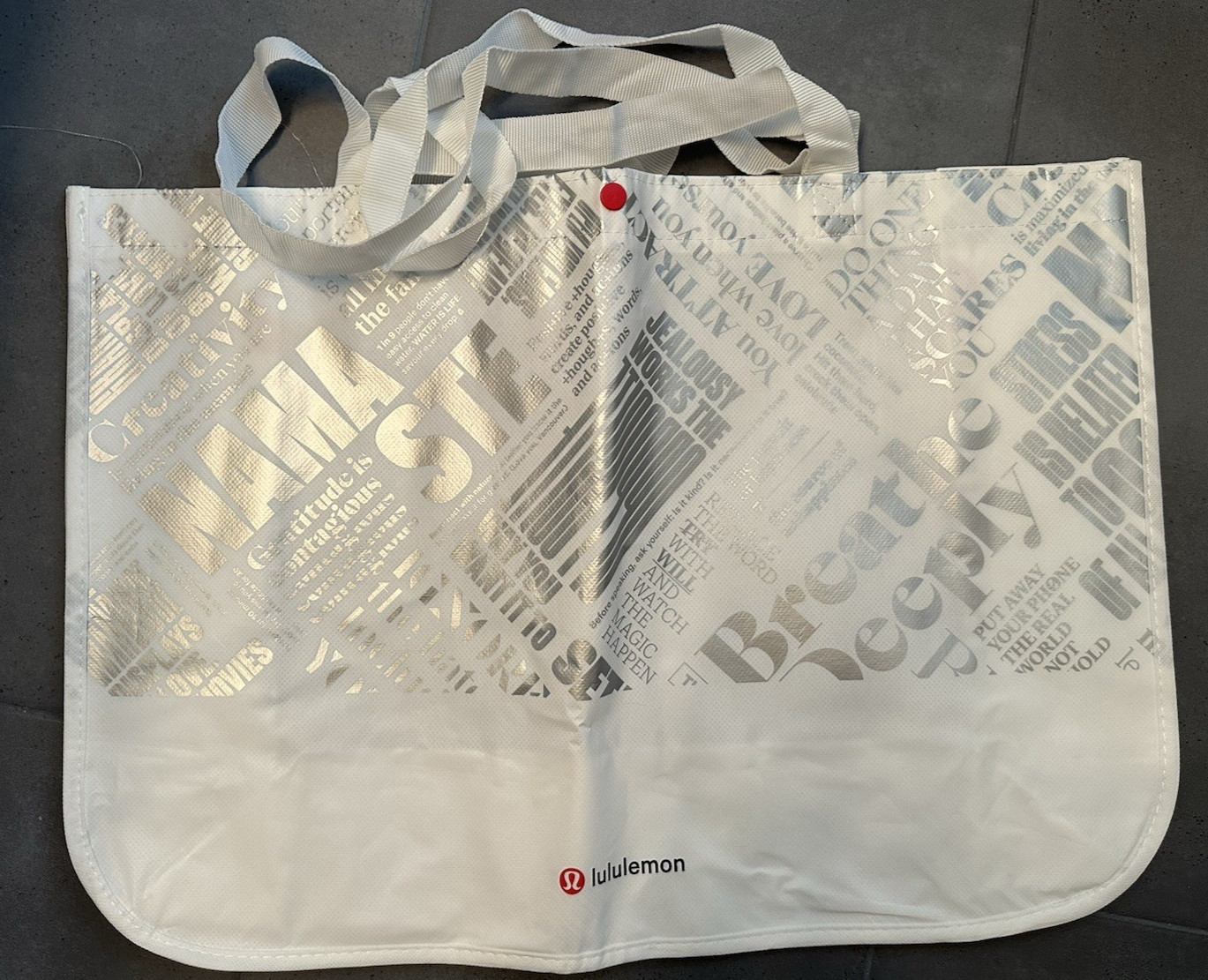 Lululemon Reusable Shopping Tote Bags Mixed Lot of 20 Big Small Medium Variety