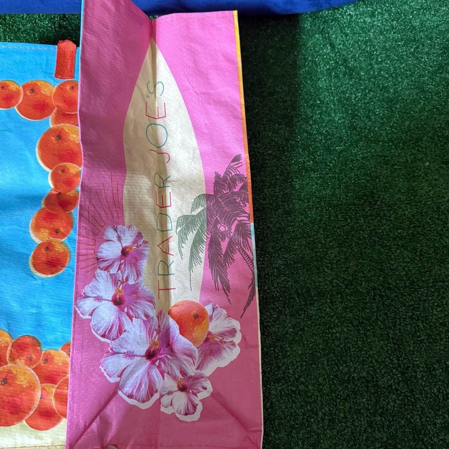 Trader Joe’s Florida Reusable Grocery Bag Orange Tote Regional Limited Edition