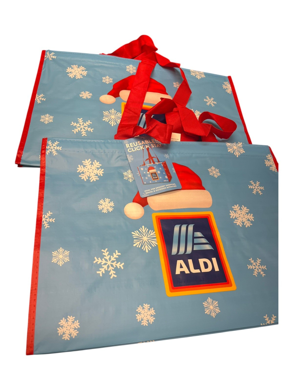 ALDI Winter XL Reusable Bag, Pack Of 2