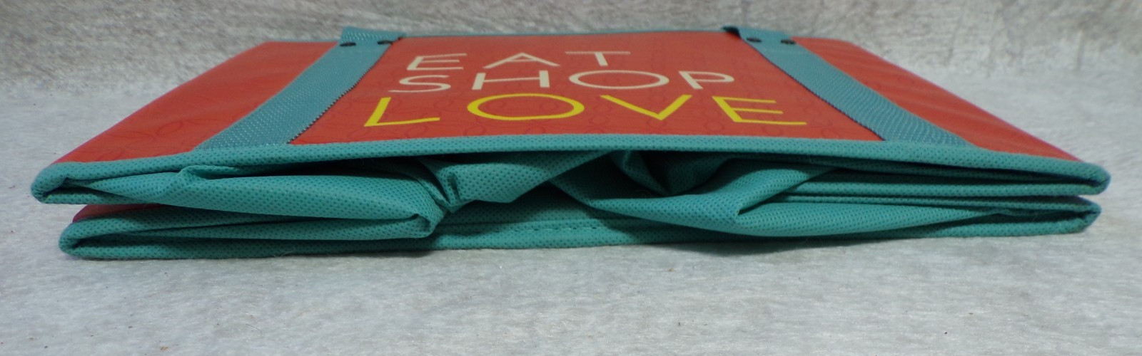 COLLAPSIBLE LARGE FOLDABLE TOTE SHOPPING GROCERY BAG LUCKY SUPERMARKET INSTORE