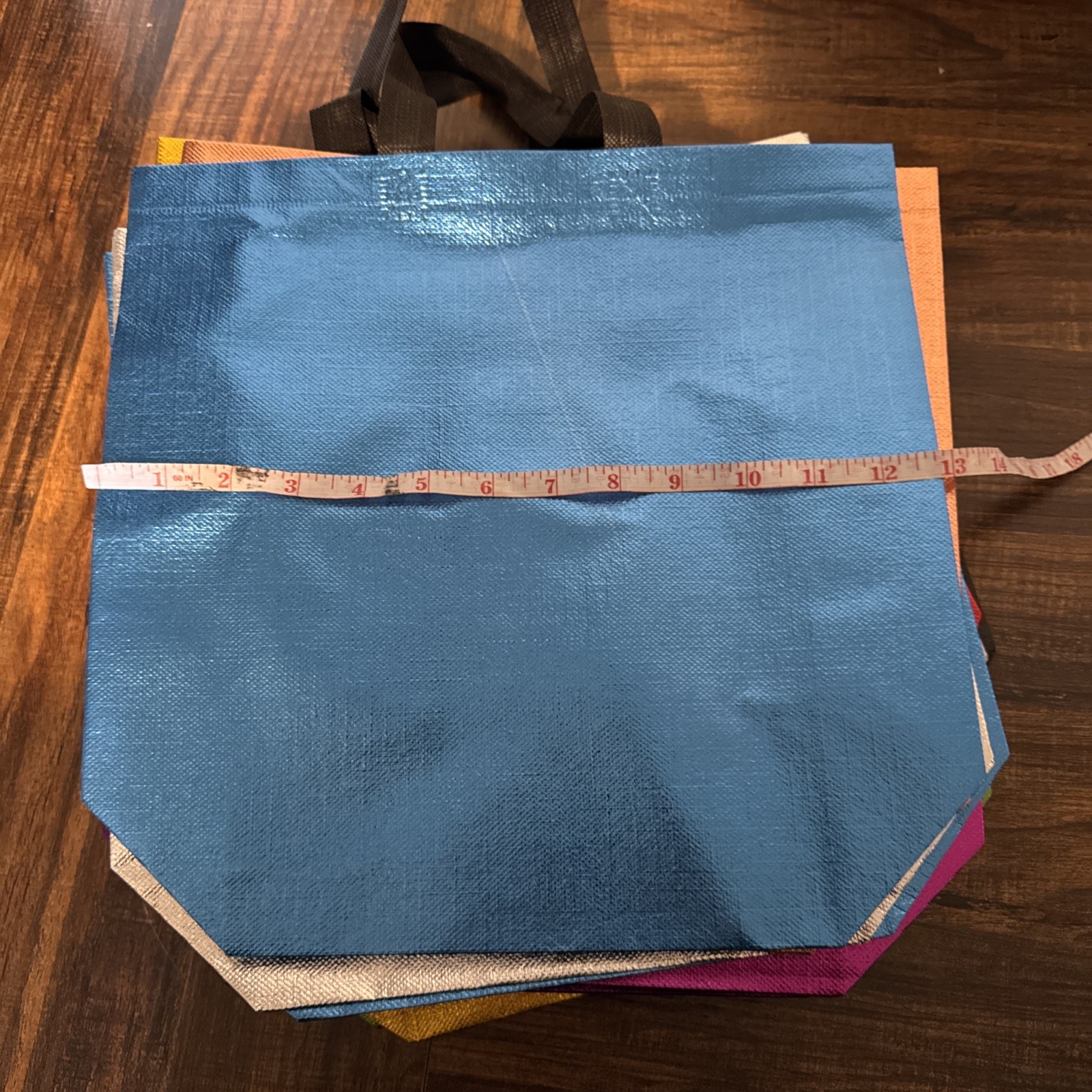 Set Of 24 Reusable Metallic Bags In Various Colors