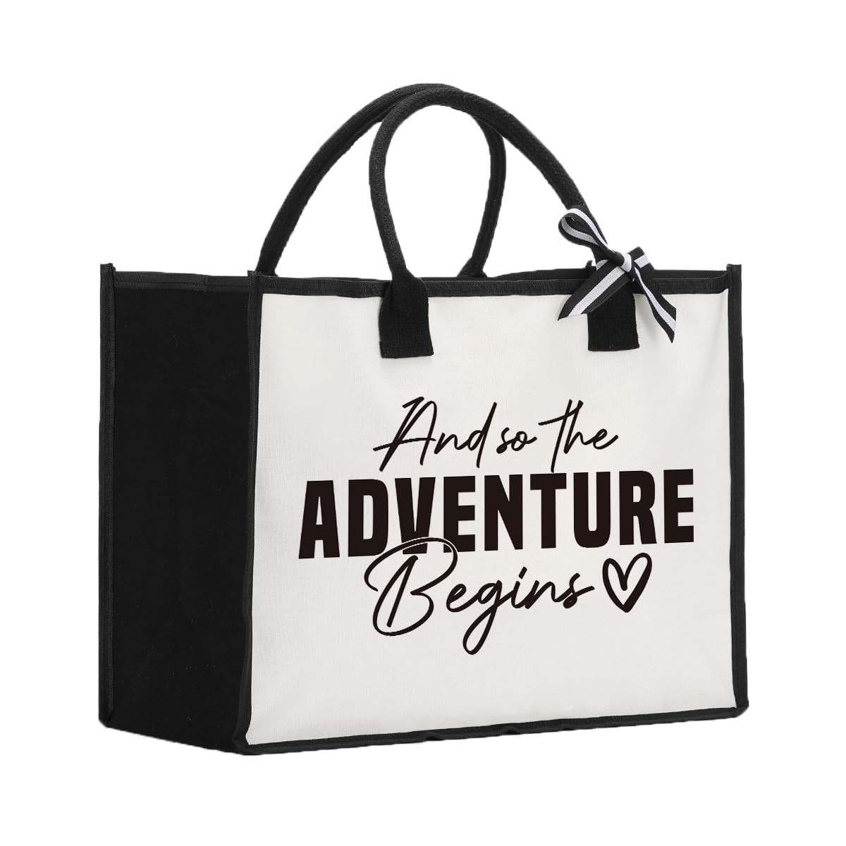 And So The Adventure Begins Tote Bag, Retirement Retired Gifts for Women Enga…