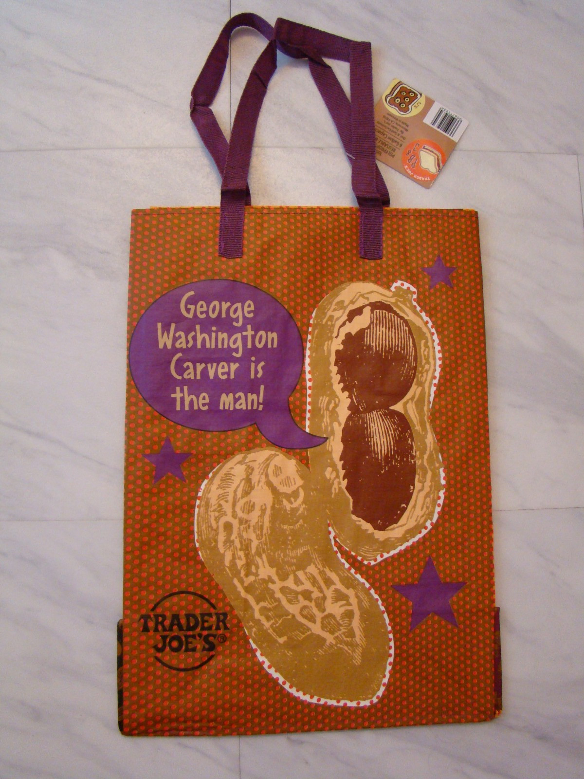 New Trader Joe’s Peanut Reusable Mystery Bag Shopping Grocery