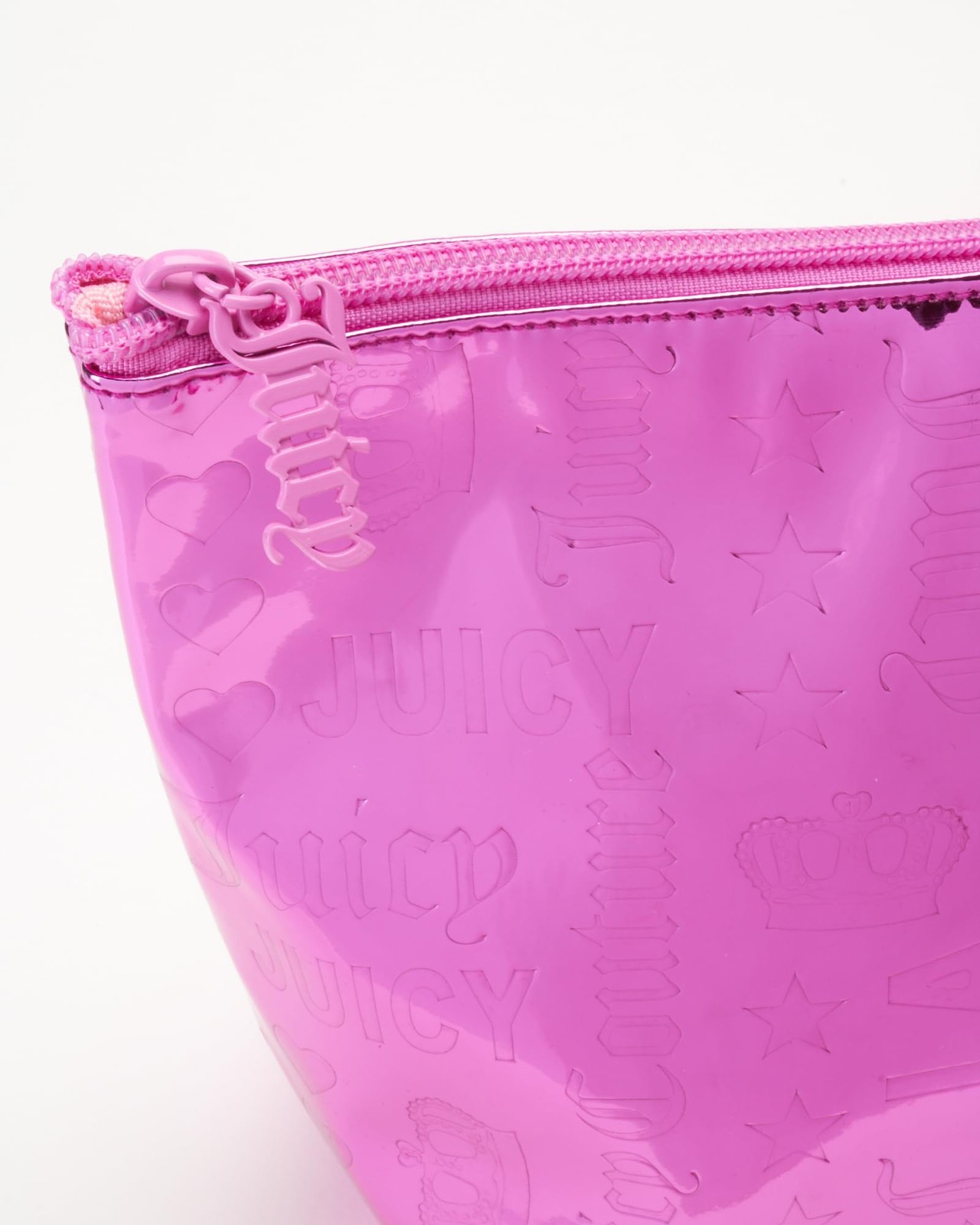Juicy Couture Hot Pink Makeup Bag Cosmetics Organizer One Size,