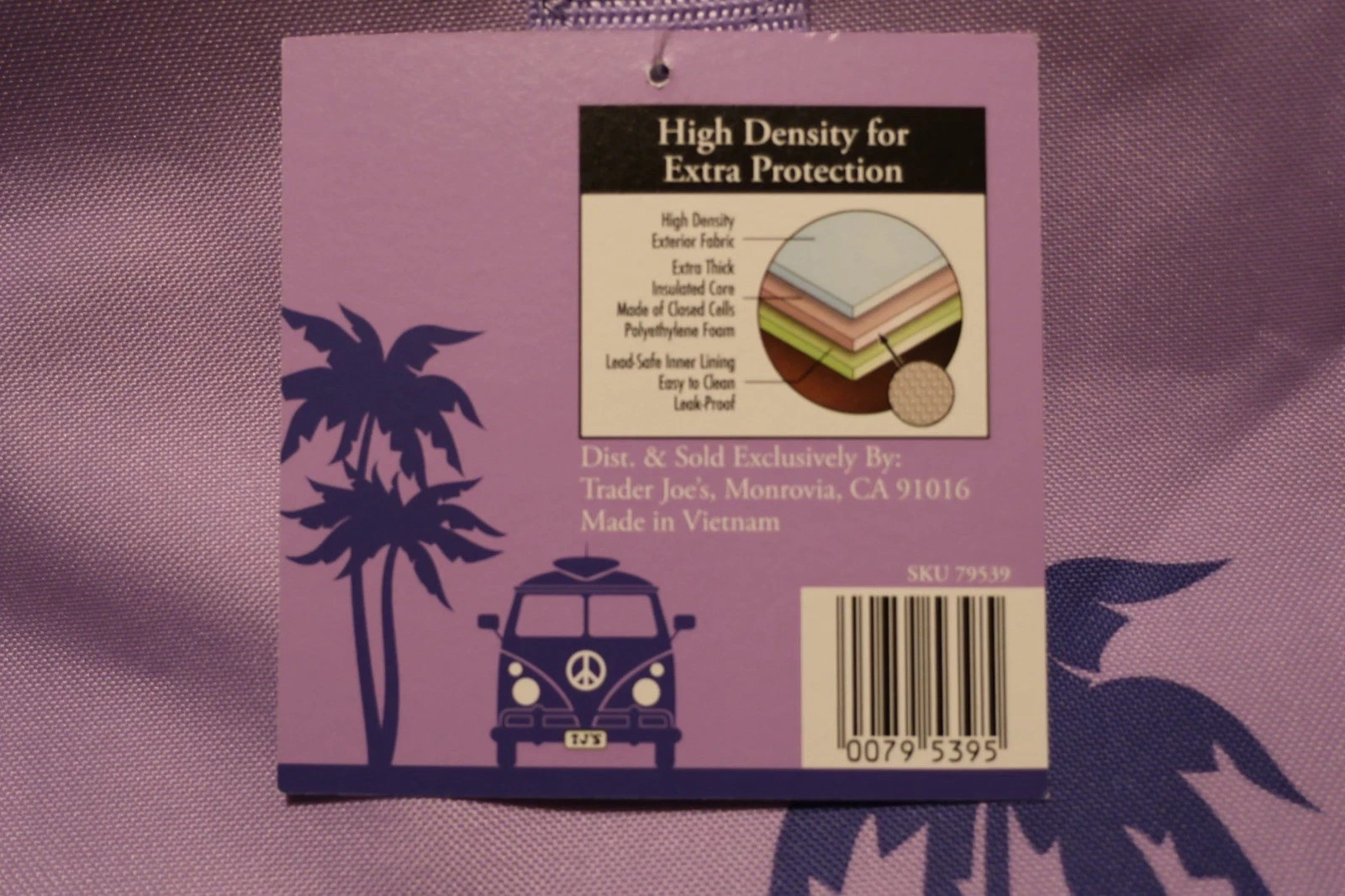 2-PACK Trader Joe’s 8 Gallon Purple & Dusky Blue Cooler Large Insulated Tote