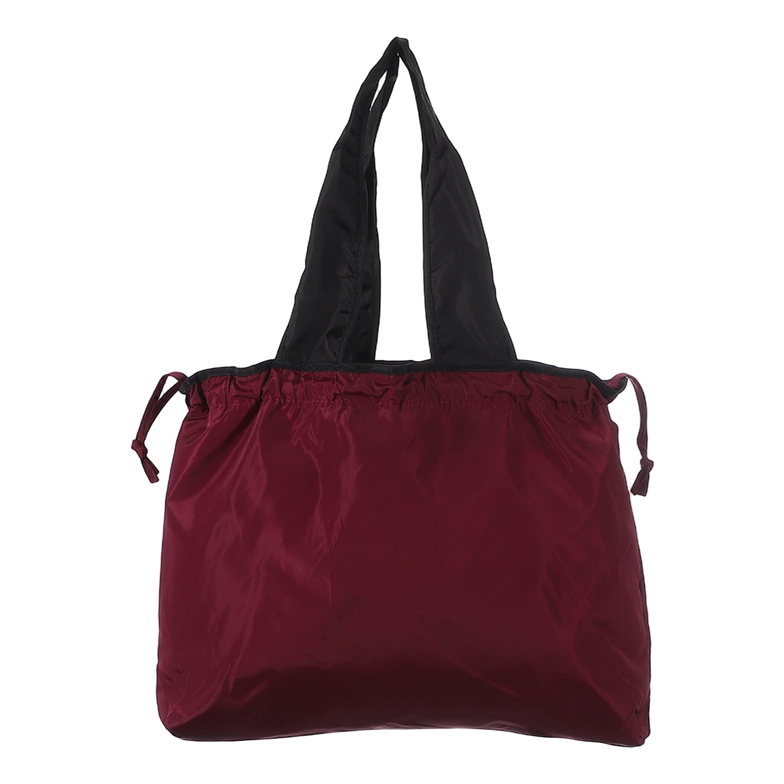 14.3 x 13.4 Inch Washable Shopping Bags with Handles for Shopping Burgundy