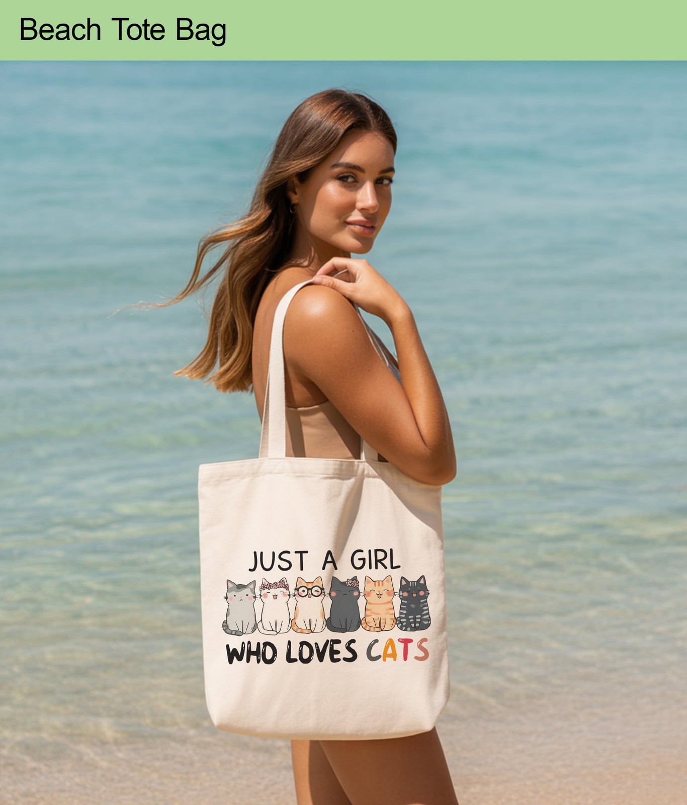 Aesthetic Tote Bag Women Girls Stylish Reusable Shoulder Grocery Purse