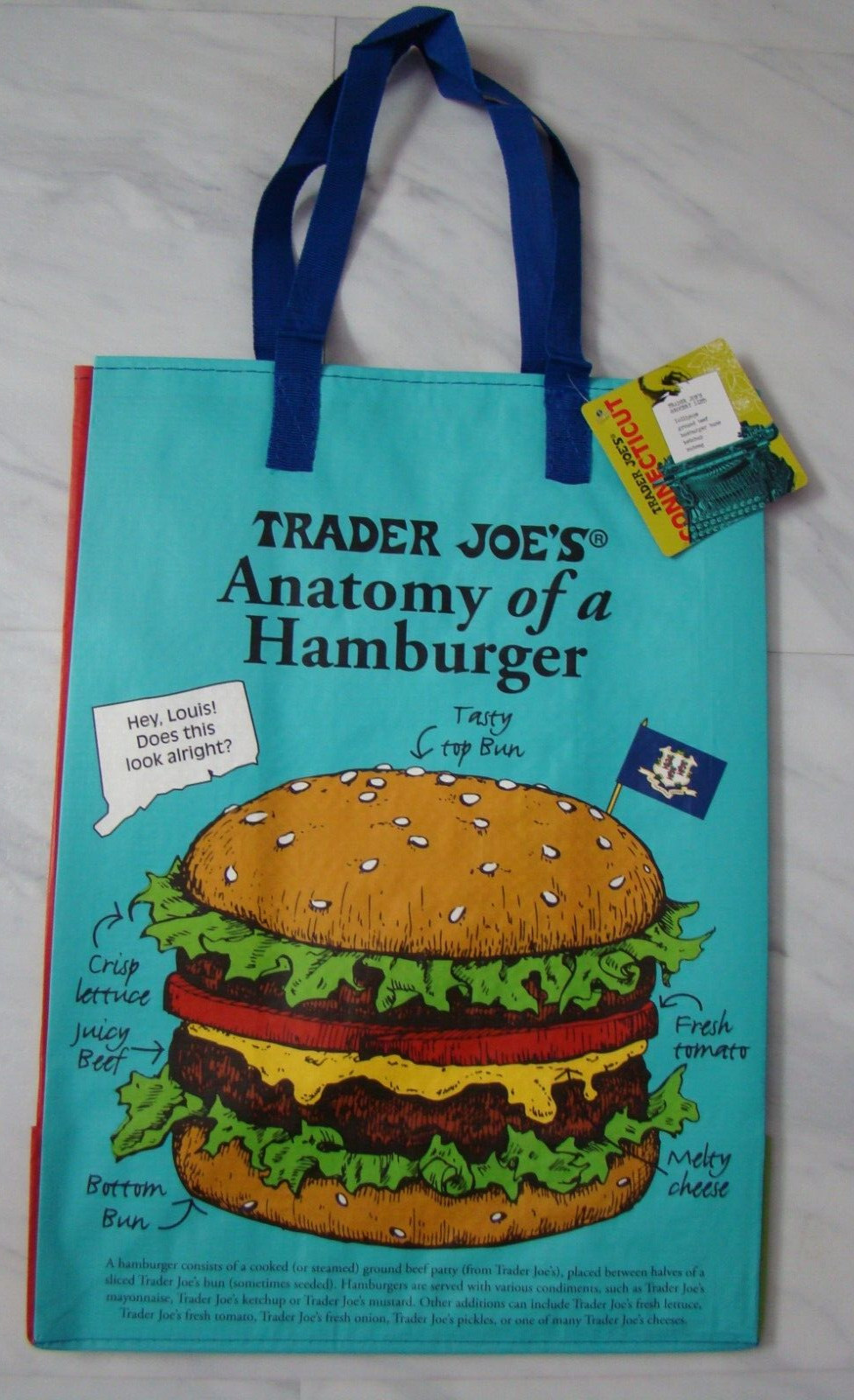 New Trader Joe’s Connecticut Reusable Mystery Bag Shopping Grocery