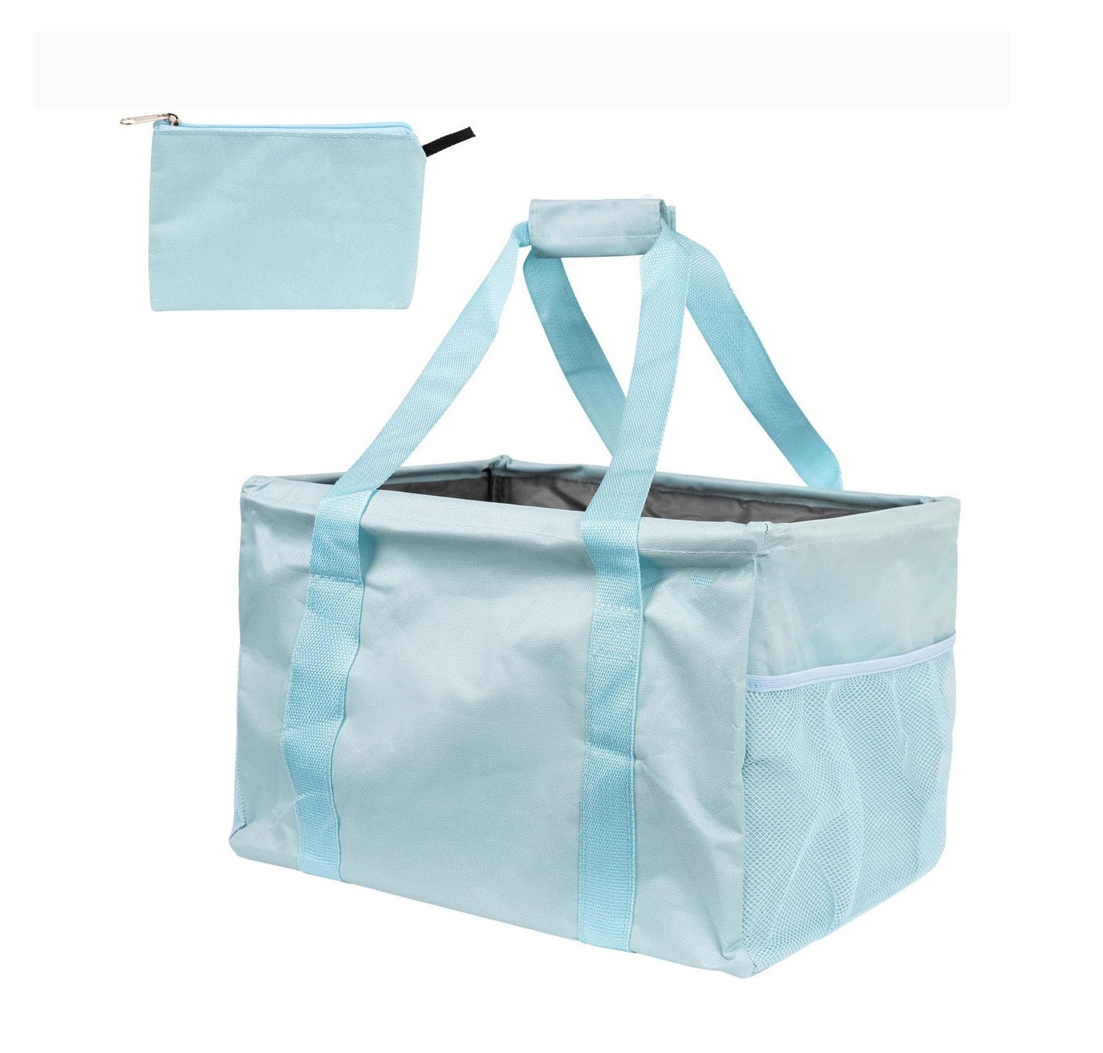 Extra Large Utility Tote Bag – Oversized Collapsible Tote with Wire Frame, Du…