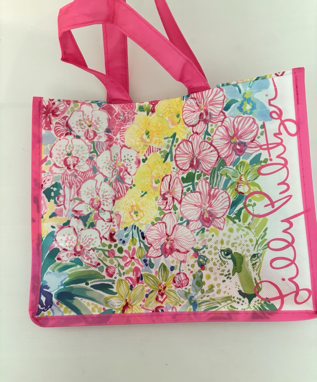 Lily Pulitzer Shopper Tote Lot Reusable Shopping Bags West Palm & Floral Garden