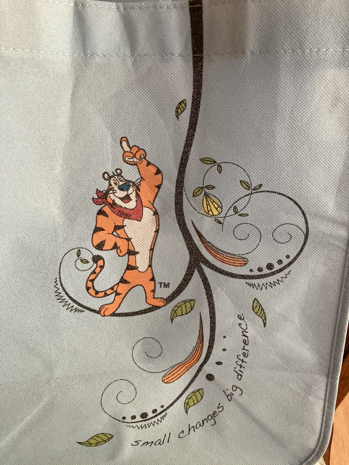 Kellogg’s Reusable Cloth Shopping Tote Frosted Flakes Tony The Tiger 12″ x 14″