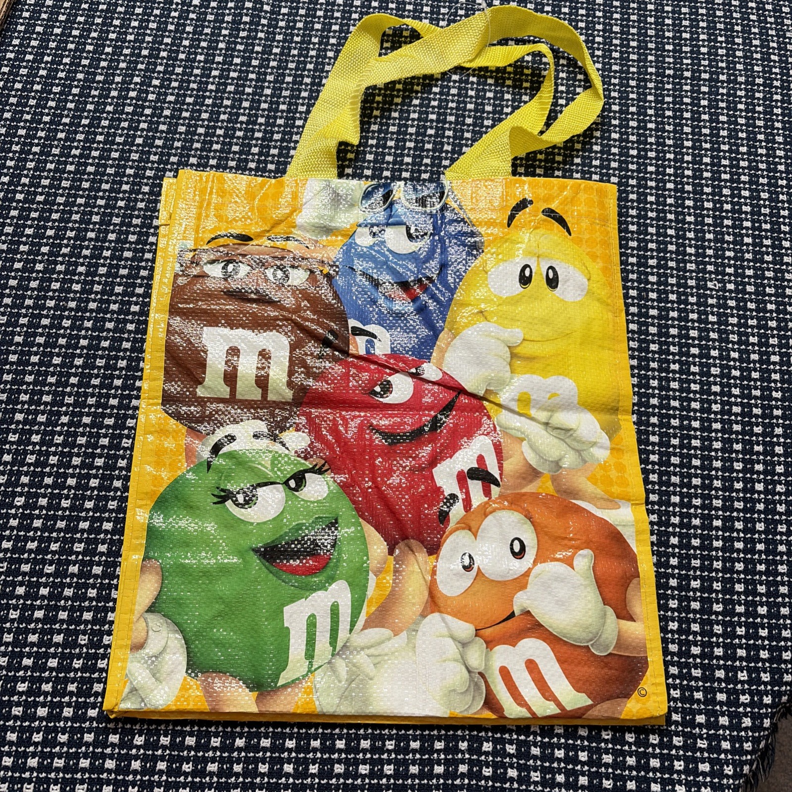M&M World Reusable Bag for Groceries Halloween Gift Nylon Tote Shopping T7