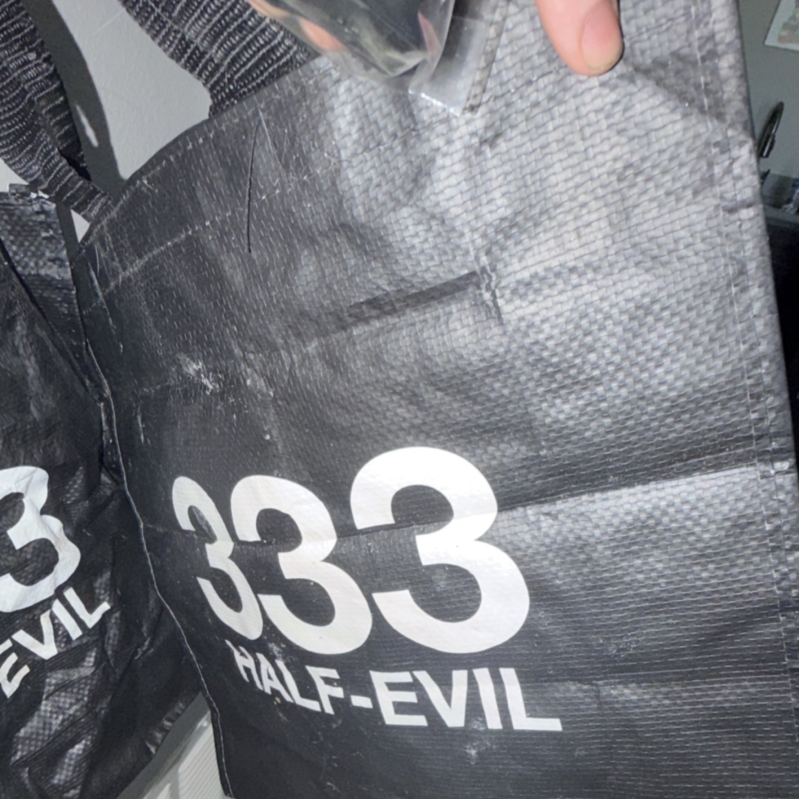 Half-Evil Black Small Shopping bag, COMES WITH SEALED DISPOSABLE CAMERA :)
