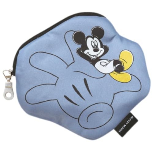 Marimo Craft Disney CATCH ME Series Die Cut Pouch Blue Mickey Approx. W140 x