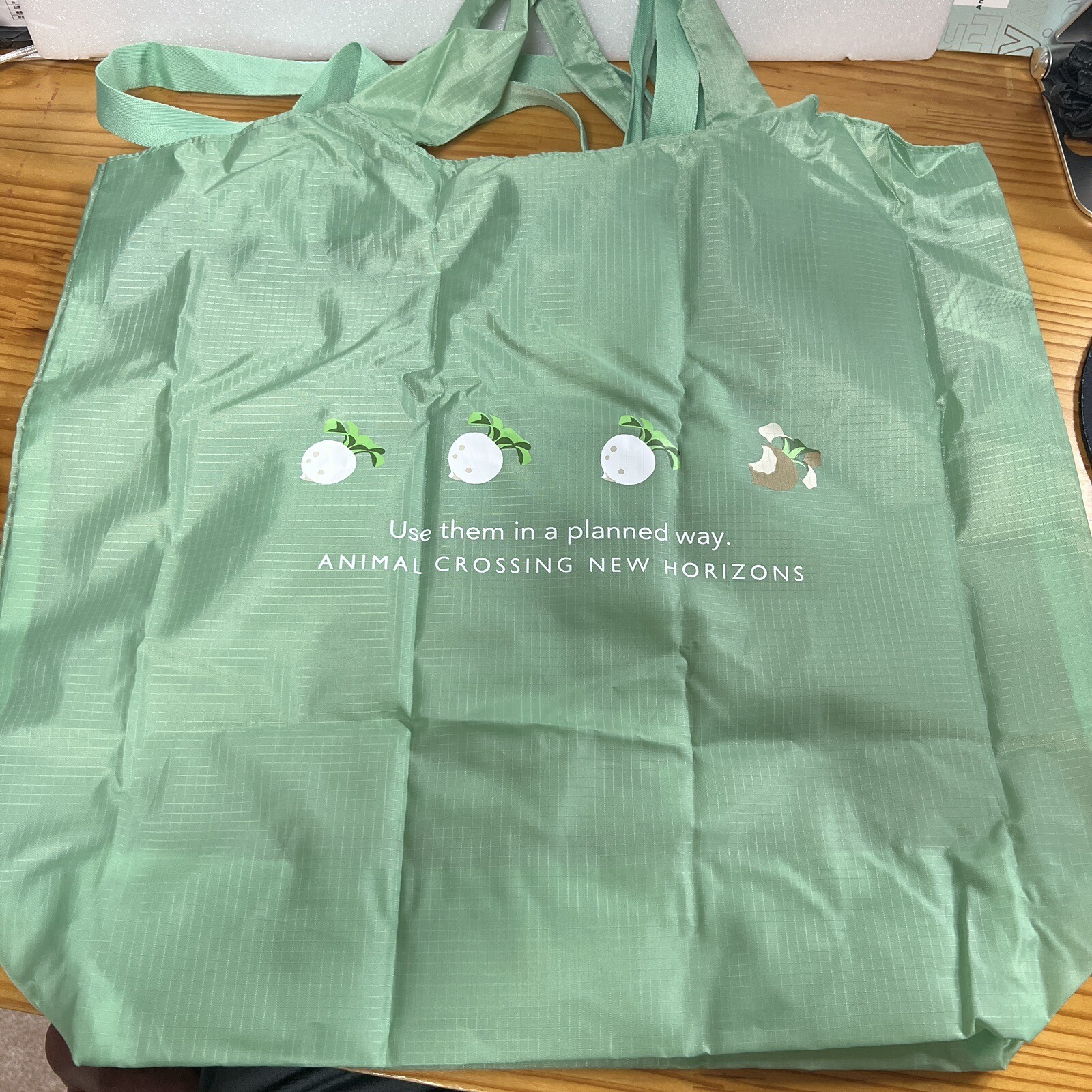 Animal Crossing x uniqlo Collaboration Pocketable Tote Bag Reusable Bags Nook