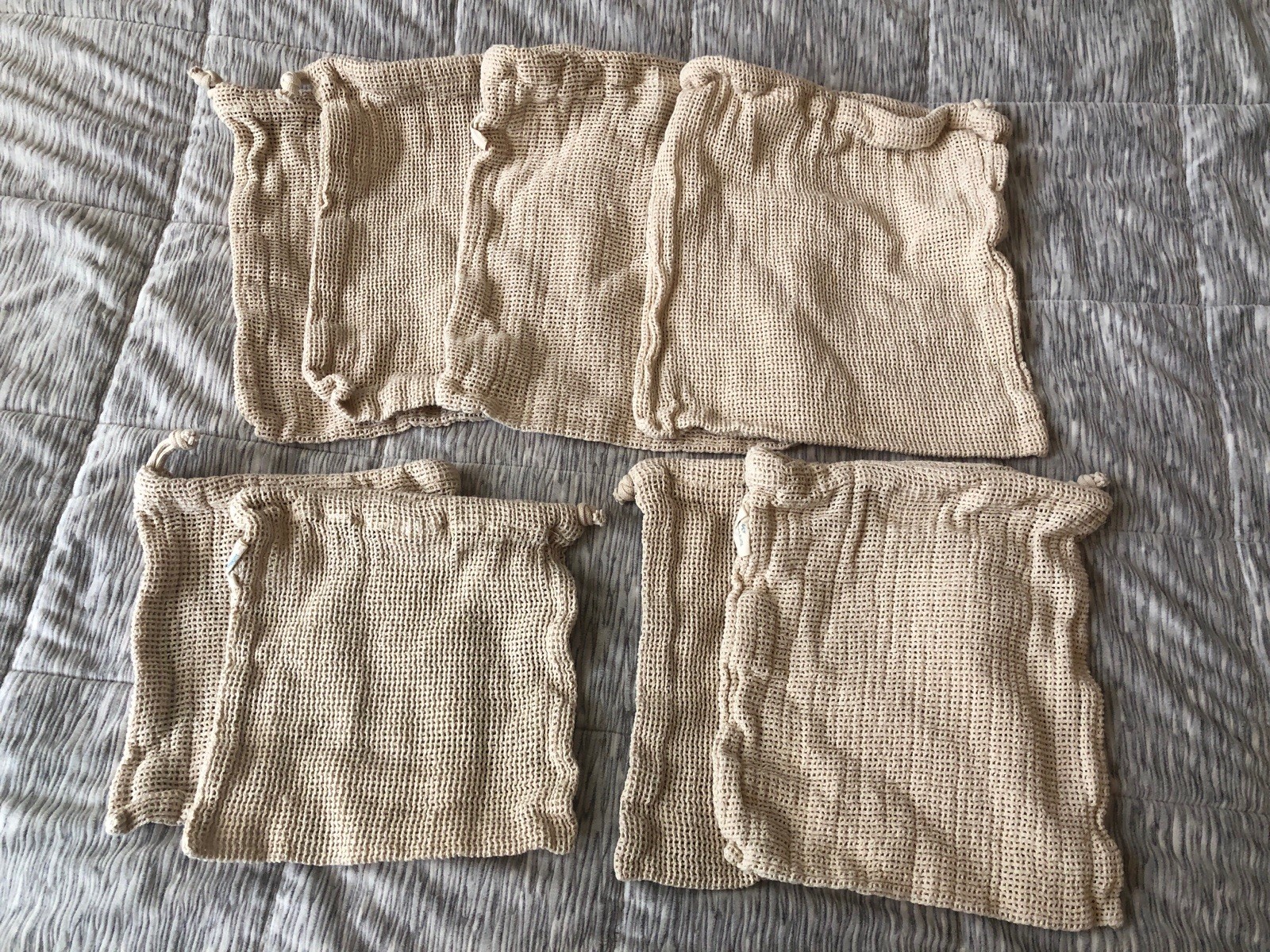 Cotton Mesh Produce Bags