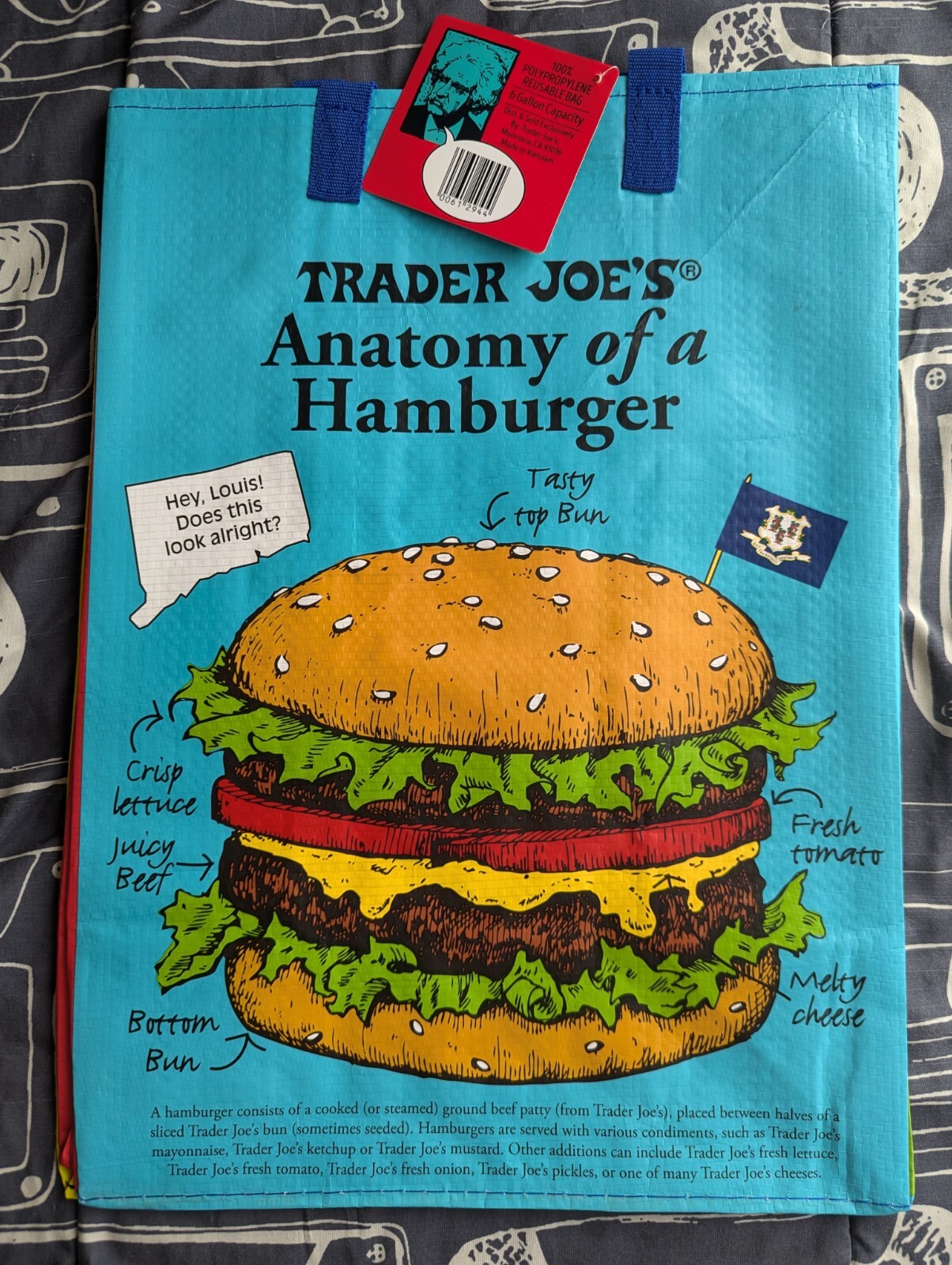 NWT Trader Joe’s Reusable Regional Bag (Connecticut | CT)