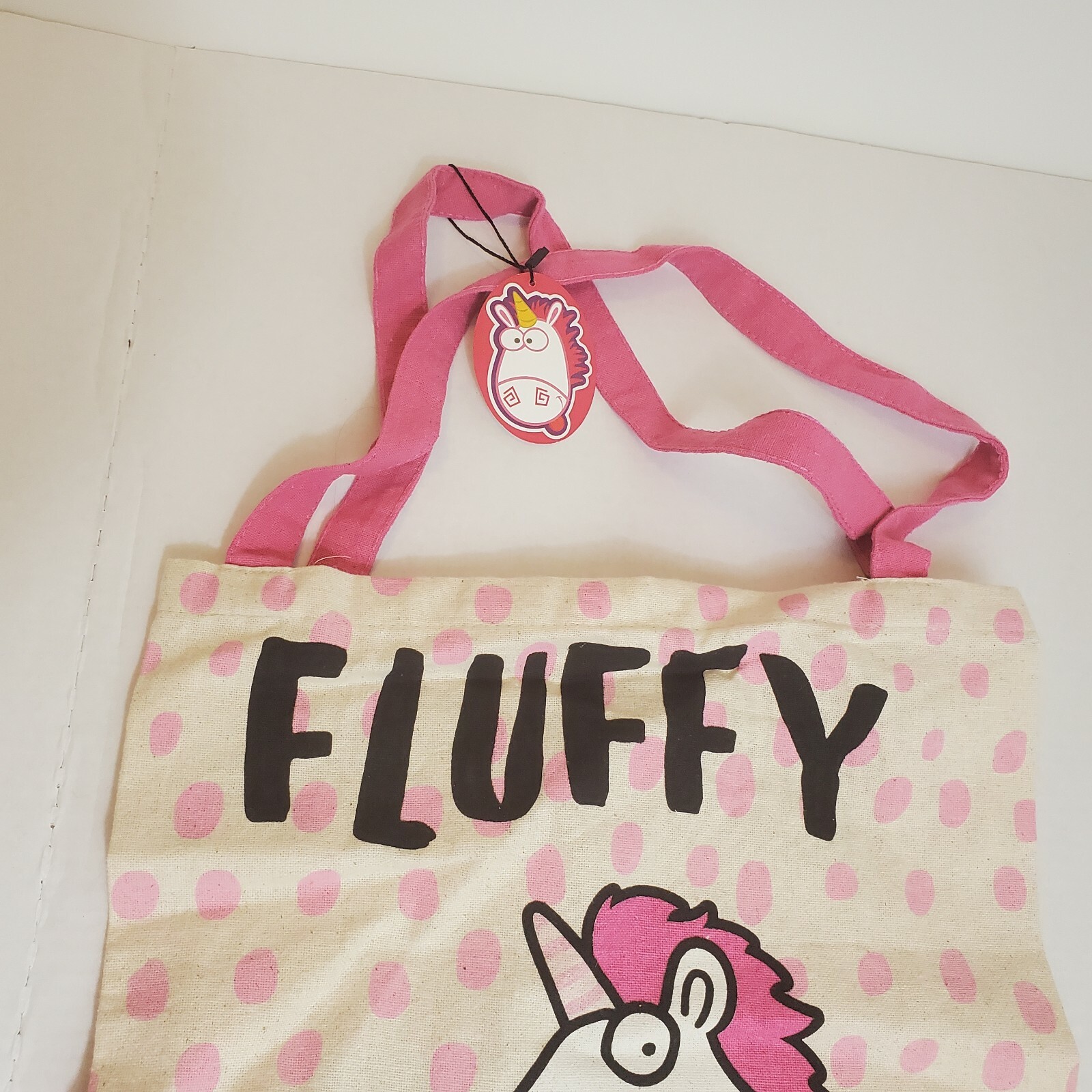 Primark Fluffy Tote Bag Unicorn Despicable Me Cloth Shopper Dot Universal New