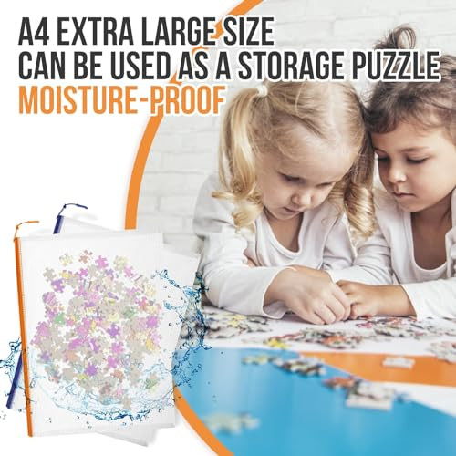 24pcs Mesh Zipper Pouch Bags Puzzle Storage Bags, A4 13×9 Inches Large