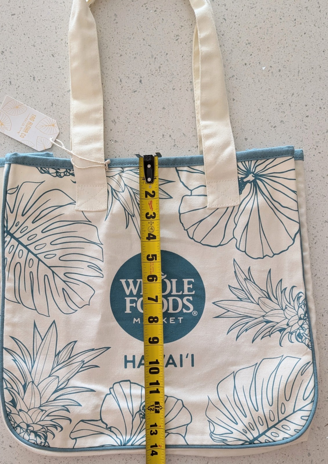Whole Foods “Tropical” Large Rope Tote Bag Hawaii Exclusive