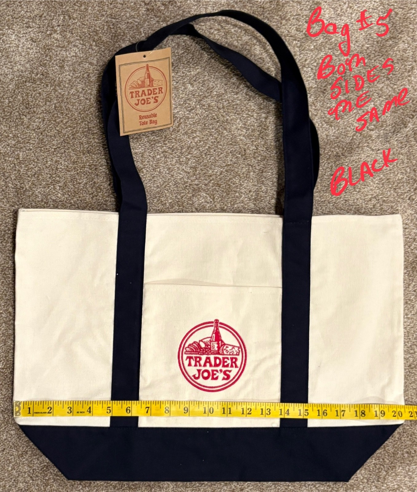 Collector Lot of 10 Different Trader Joe’s Tote Bags All New