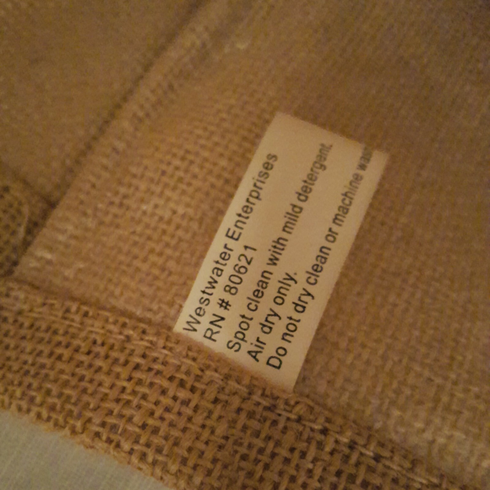 VTG Burlap Jute Satchel-Bag-Tote with Bamboo Handles