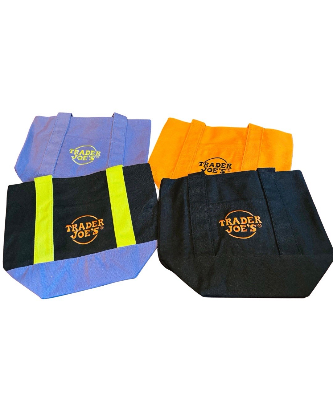 Trader Joe’s Halloween Mini Tote Bag – Black/Orange NEW