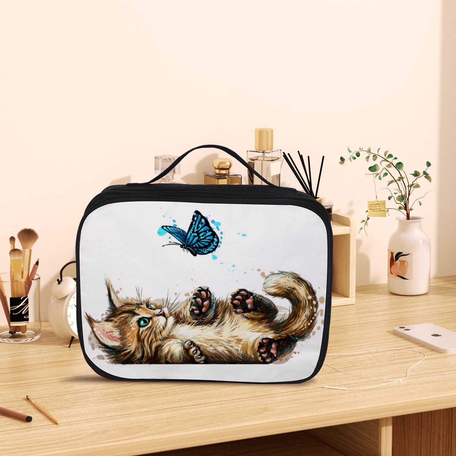 2pcs Sublimation Blanks Makeup Bag,Sublimation Cosmetic Bag 2 PCS