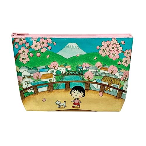 Toshin Pack Chibi Maruko-chan Pouch Spring at Tomoe River CM-PO521from JP