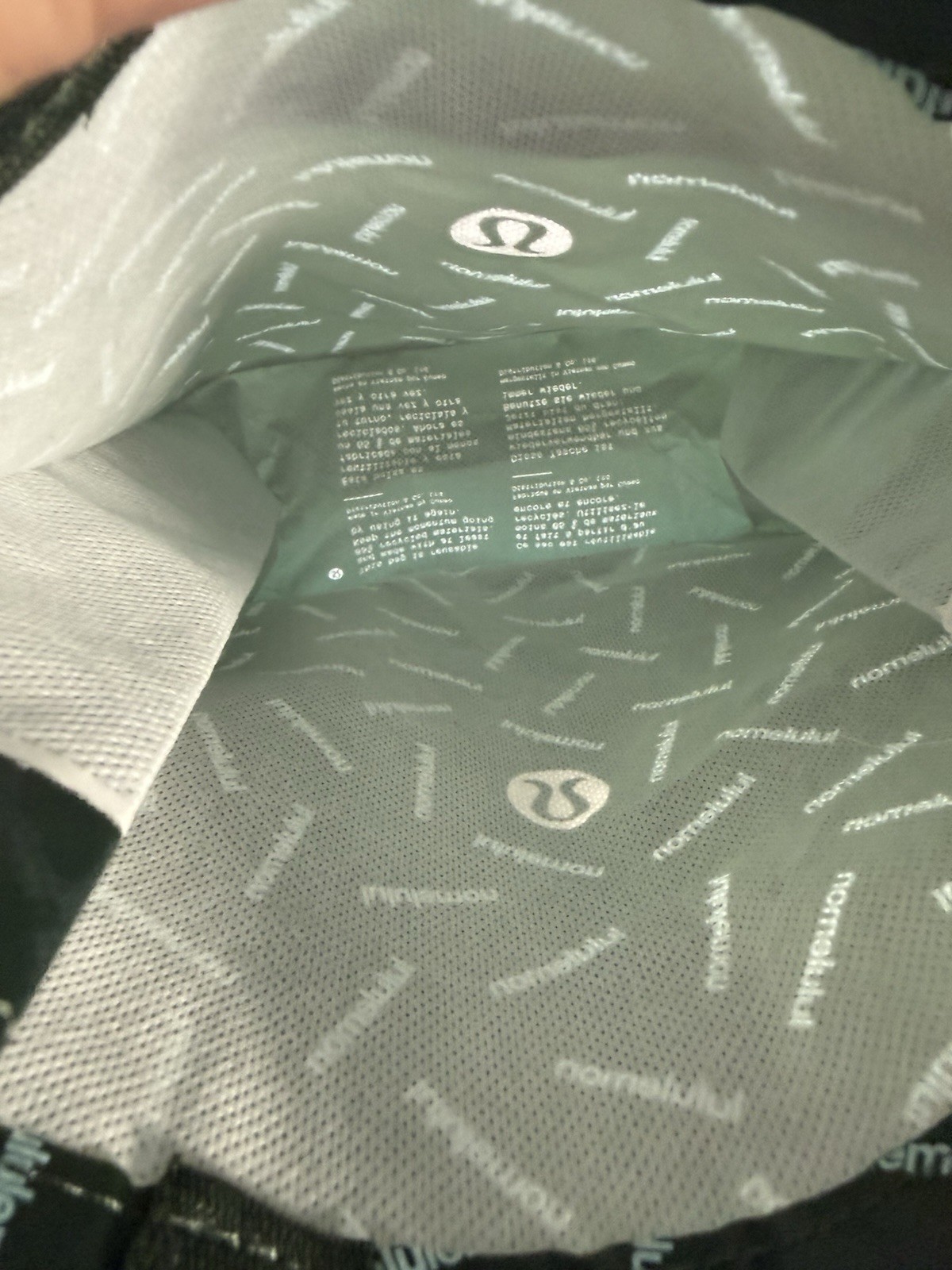 2 Lululemon Large & Small Reusable Shopping Bag 2023 Holiday Edition Green Set